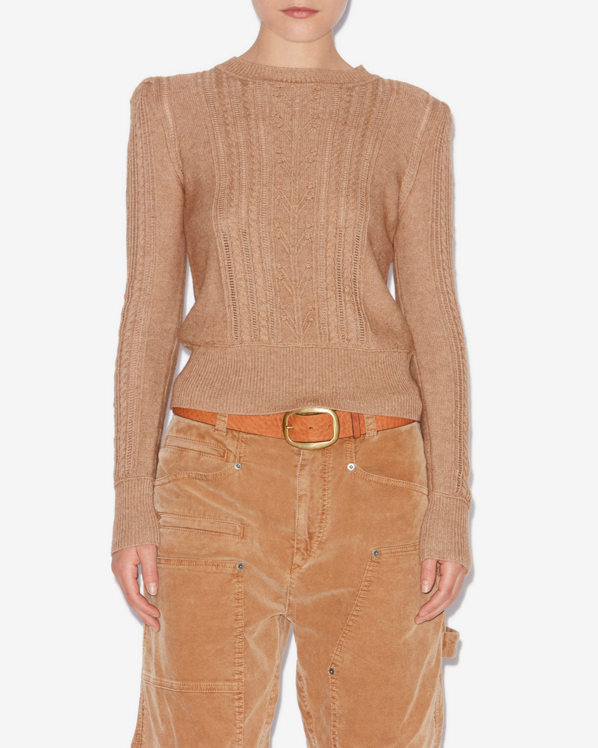 Maglione kalyn Woman Camel 5