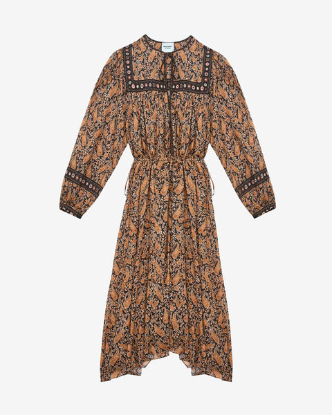 ワンピース ISABEL MARANT ETOILE DRESS (RO0349FBC3K01E 01BK) 25PRO0027FA-C1J04E-01BK-