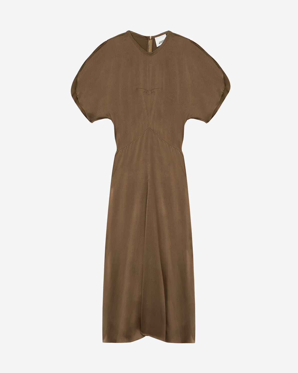 Langes kleid keany aus satin - Bronze - Woman - 4