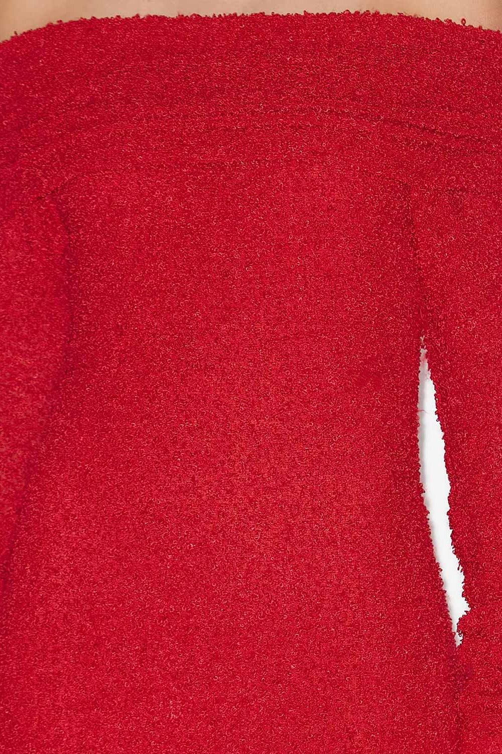 Robe longue ormany en jersey bouclé - Rouge - Woman - 3