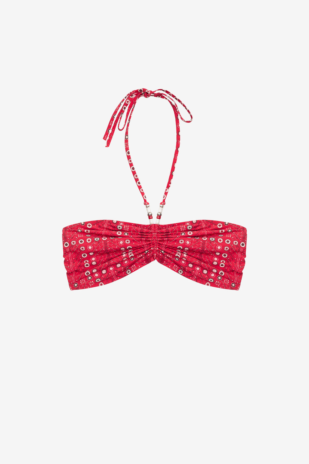 Top de bikini salma estampado - Rojo - Woman - 1