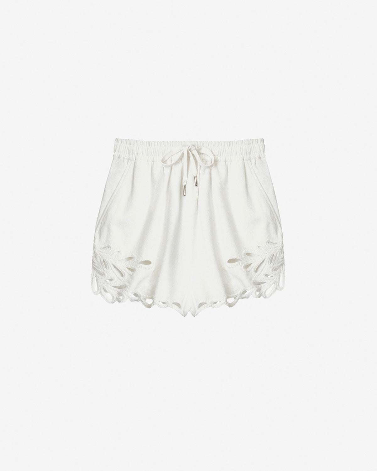 Safa short openwork embroidery shorts - White - Woman - 5