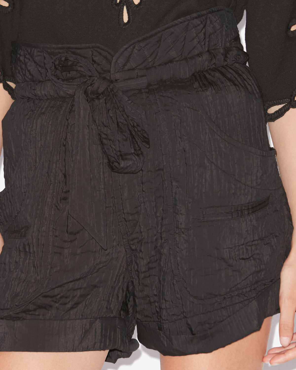 Short court sereni inspiration baroudeur  - Noir - Woman - 2