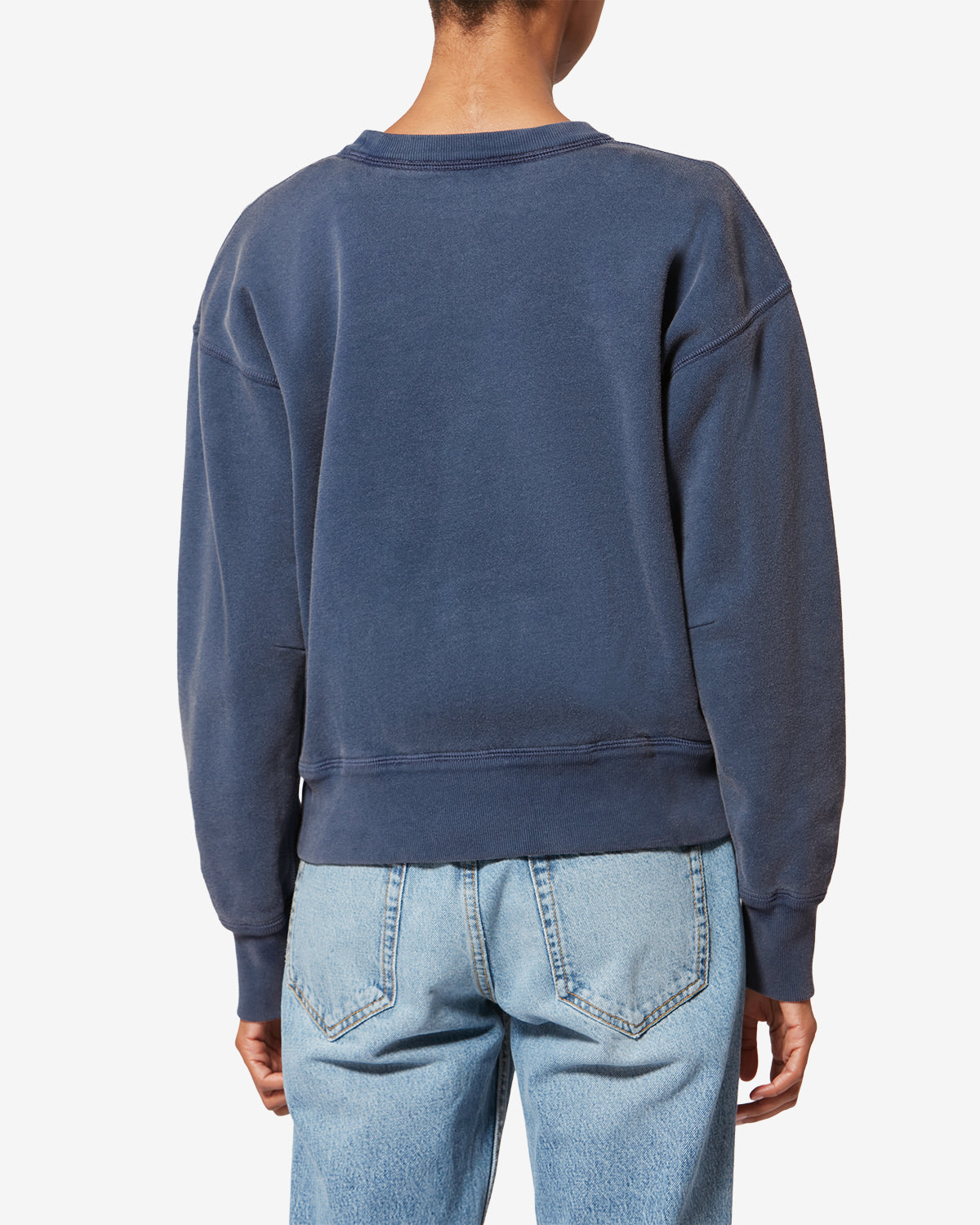 Mobyli 로고 디테일 코튼 스웨트셔츠 - Indigo - Woman - 4
