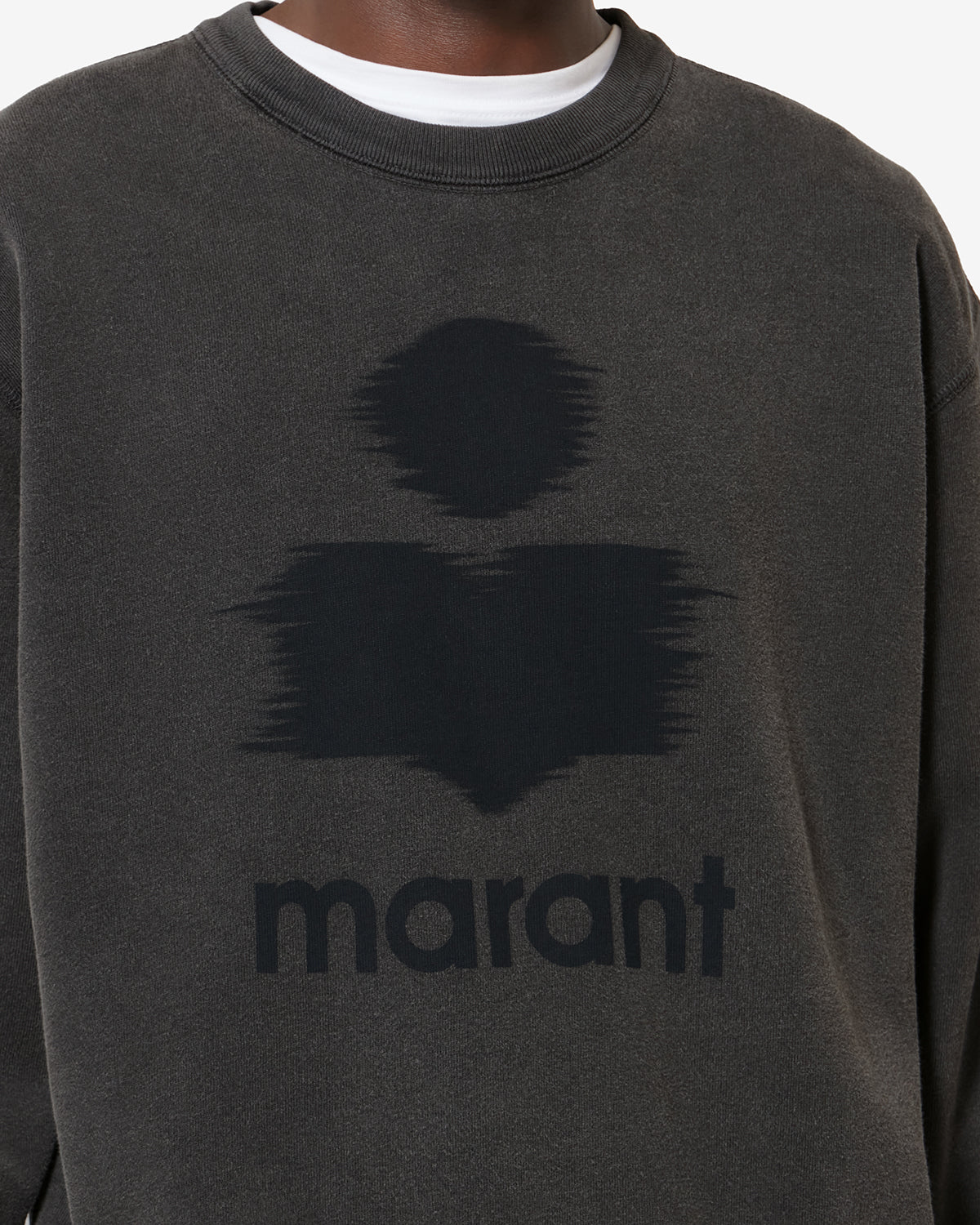 Mikoy cotton sweatshirt with logo - Anthracite - Man - 2