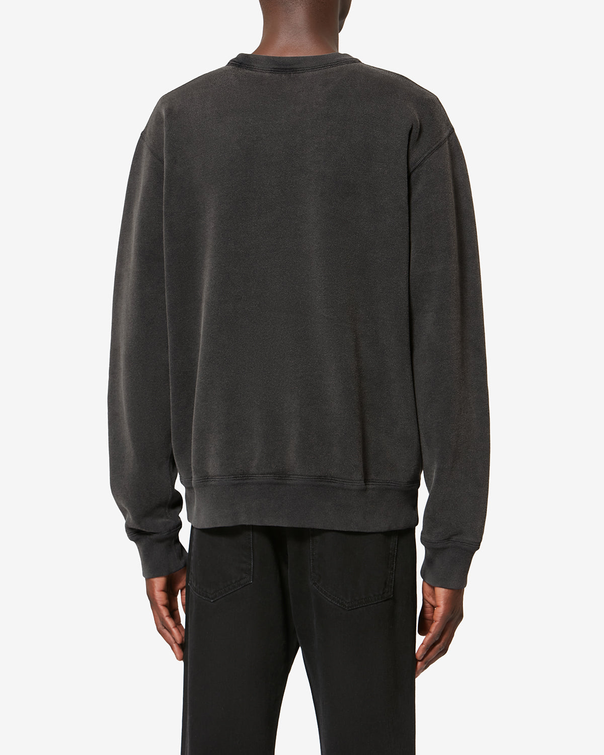 Mikoy cotton sweatshirt with logo - Anthracite - Man - 4