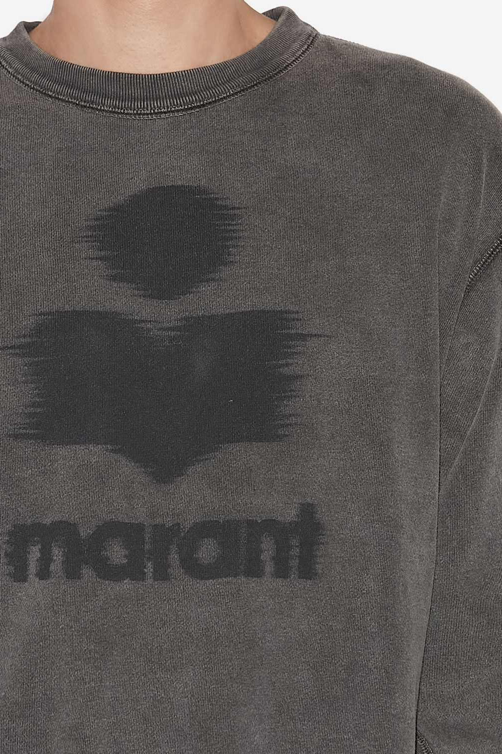Sudadera mikoy de algodón con logotipo - Gris oscuro - Man - 3