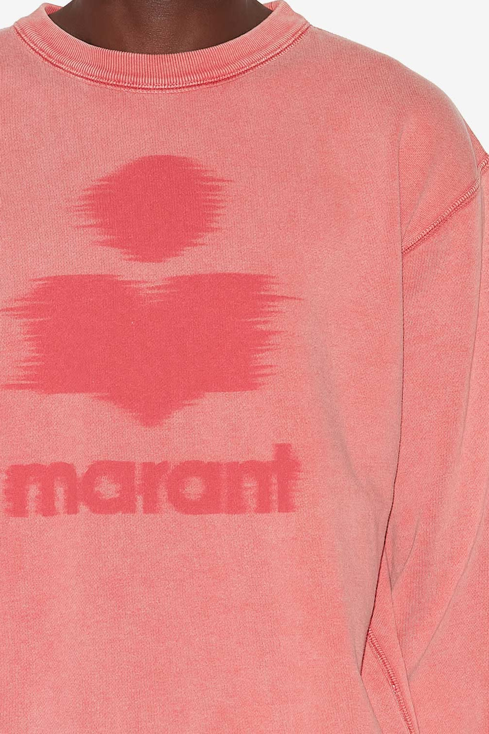 Sweatshirt mikoy aus baumwolle mit logo - Coral - Man - 3