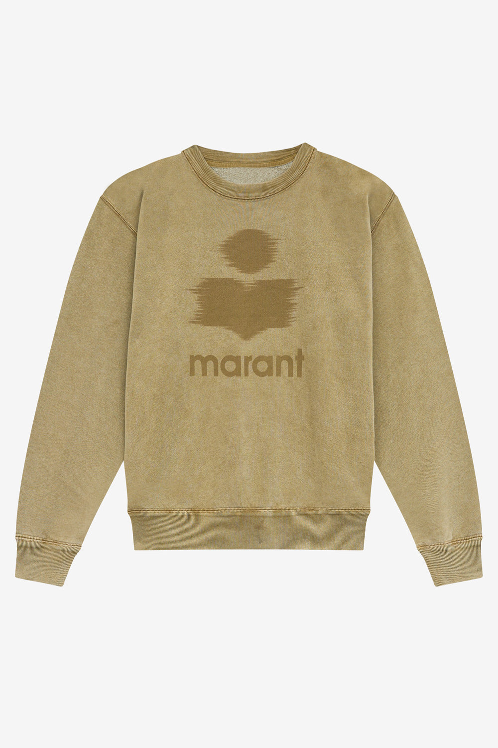 Mikoy cotton sweatshirt with logo - Khaki - Man - 1
