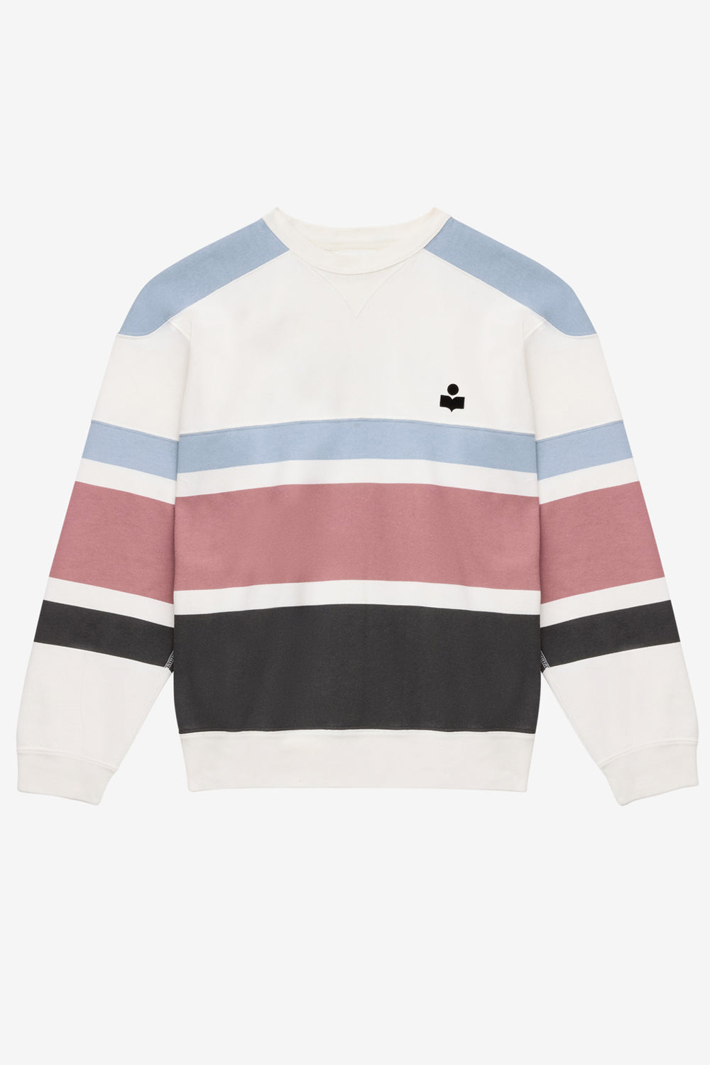 Gestreiftes sweatshirt meyoan mit logos - Beige - Man - 1