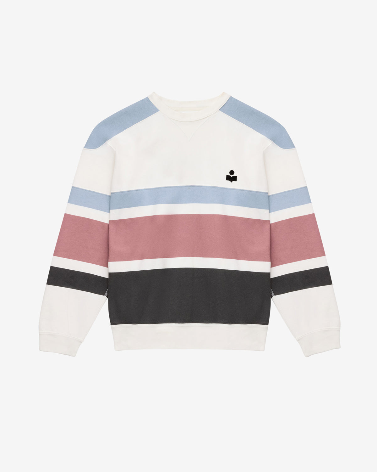 Sweatshirt meyoan rayé à logos  - Beige - Man - 5