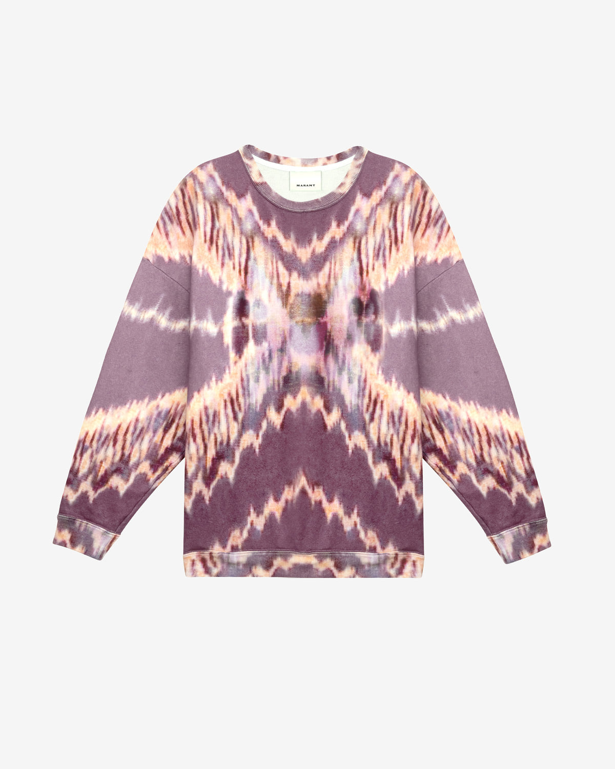 Sudadera dobbie de algodón tie-dye - Faded purple - Man - 5