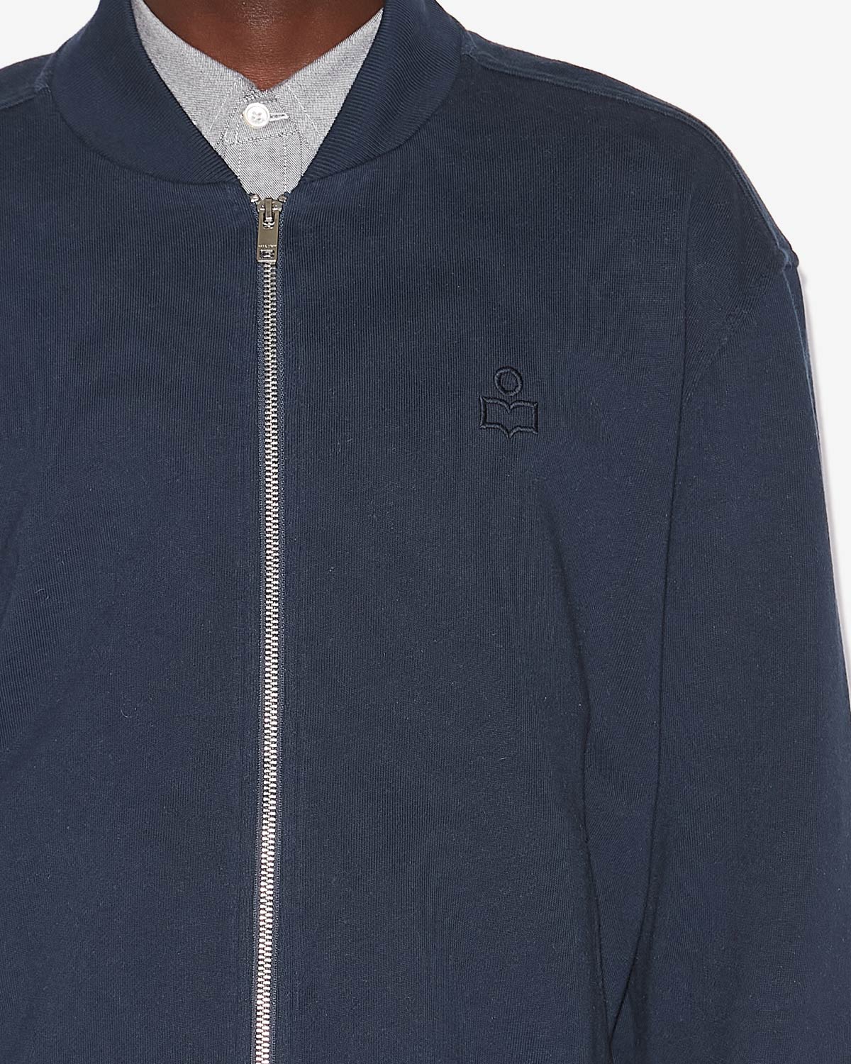 Sudadera marty de punto jersey estilo bomber - Midnight - Man - 2