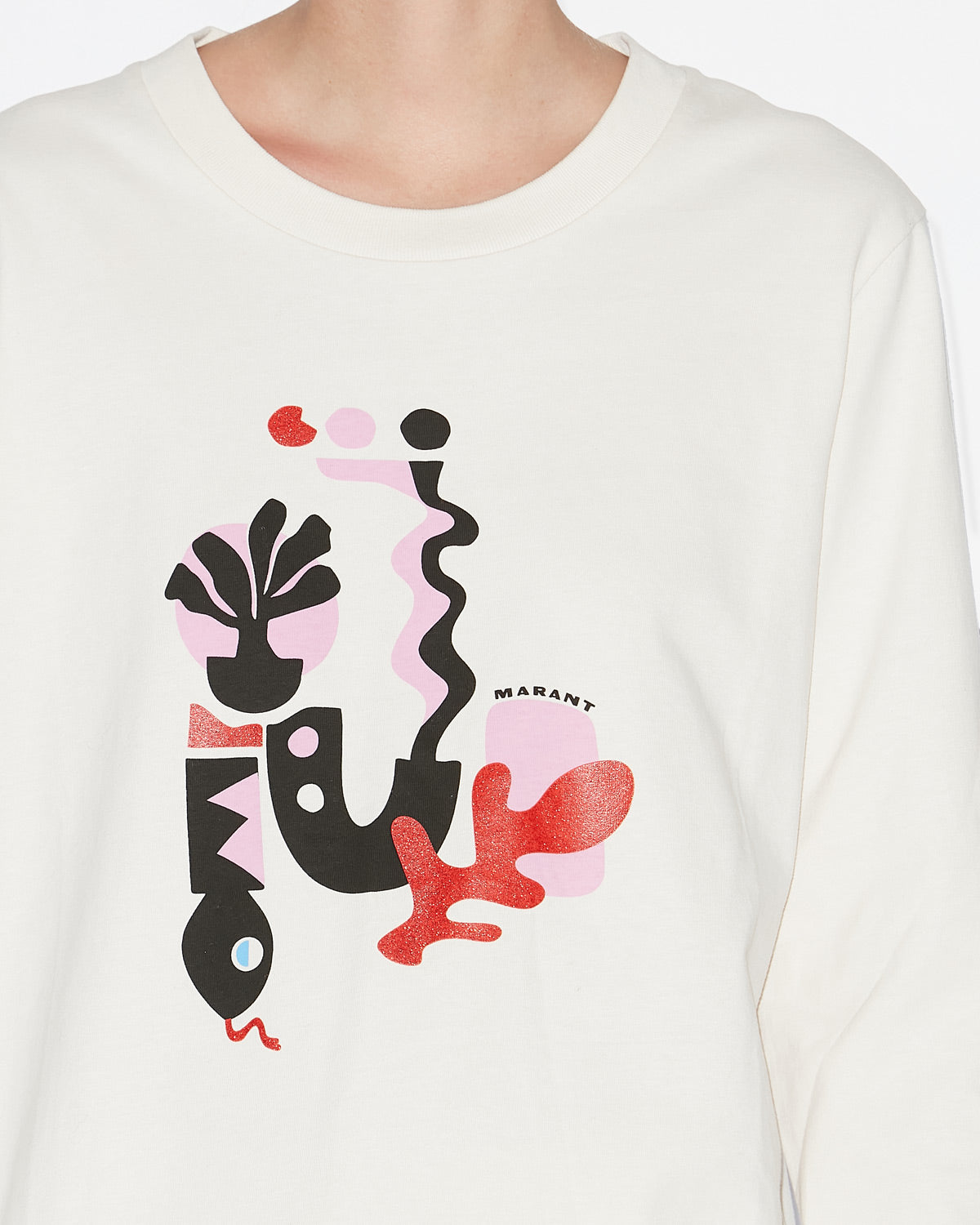 Gabby tee shirt - Ecru - Woman - 2