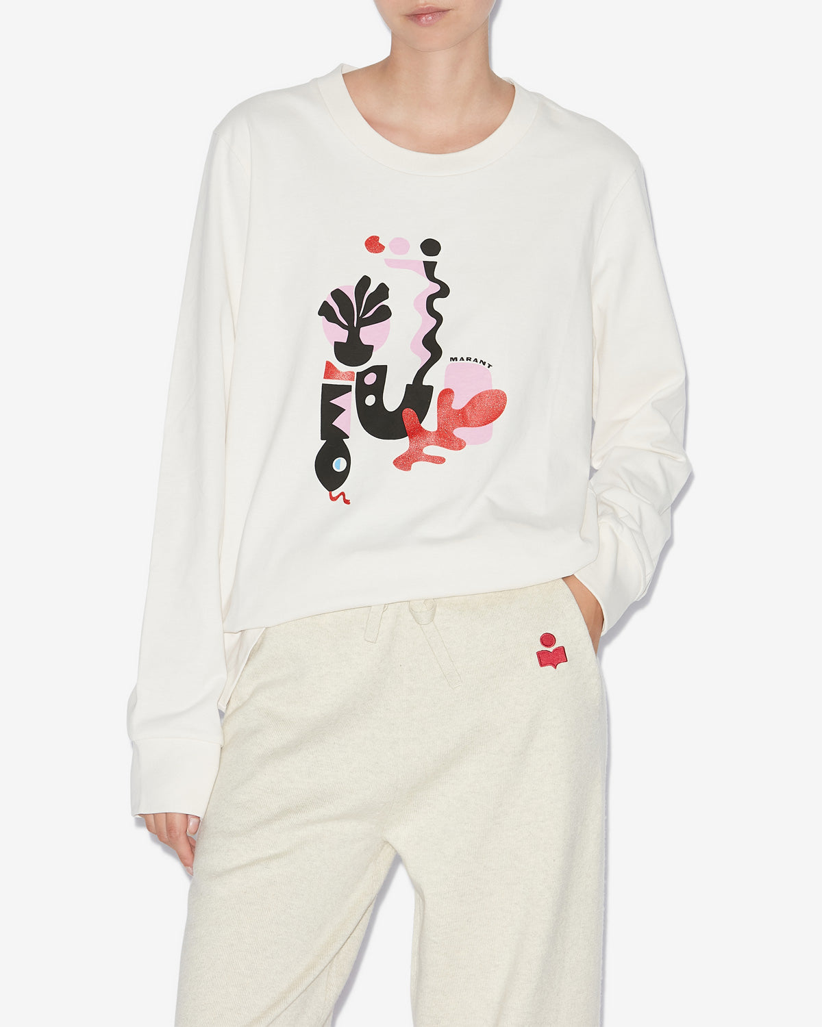 Gabby tee shirt - Ecru - Woman - 3