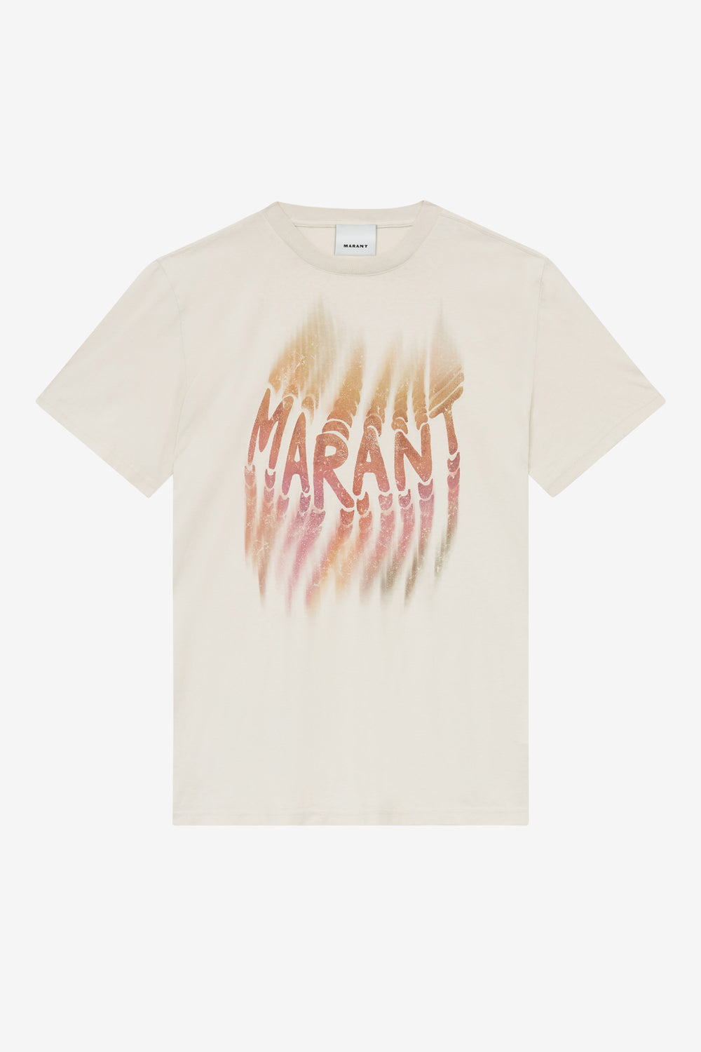 Logo-t-shirt zoeline aus baumwolle - Naturfarben - Woman - 1