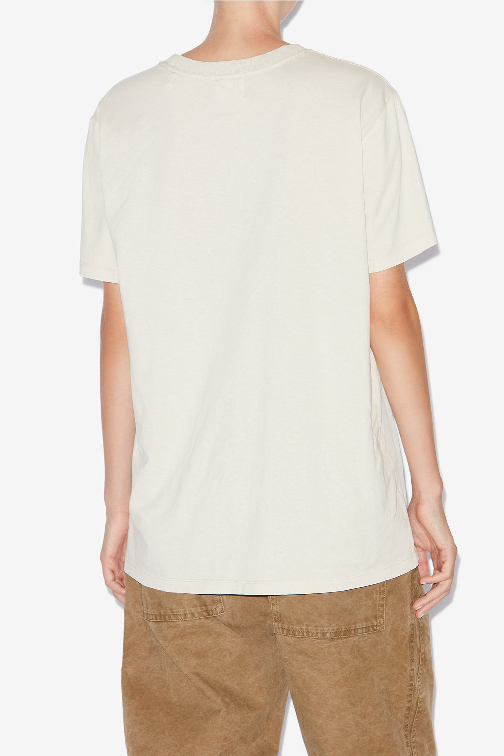 Logo-t-shirt zoeline aus baumwolle - Naturfarben - Woman - 5