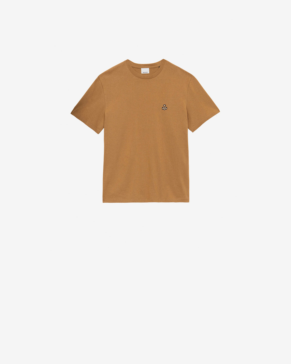 T-shirt hugo en coton à logo brodé - Camel - Man - 5
