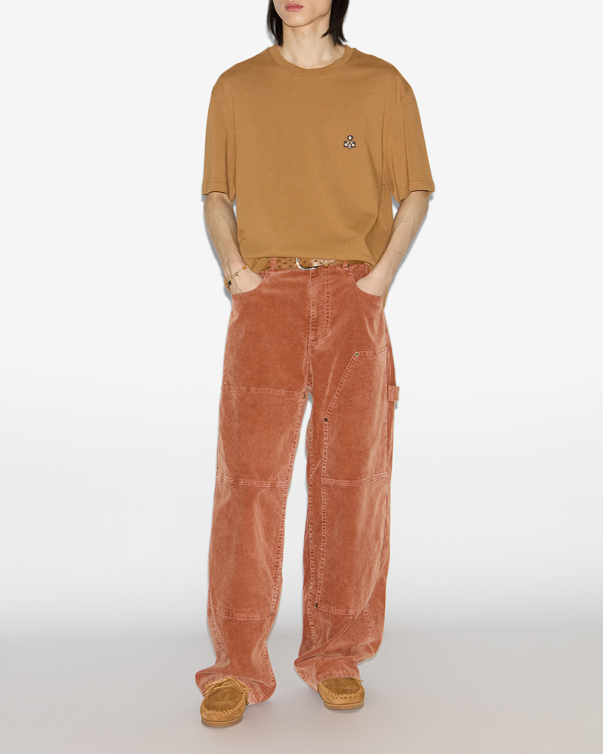 Hugo 티셔츠 Man Camel 4
