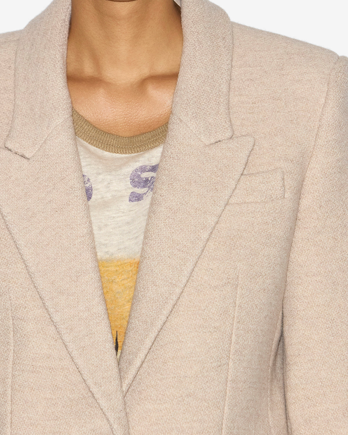 Kerstin virgin wool suit jacket - Beige - Woman - 2