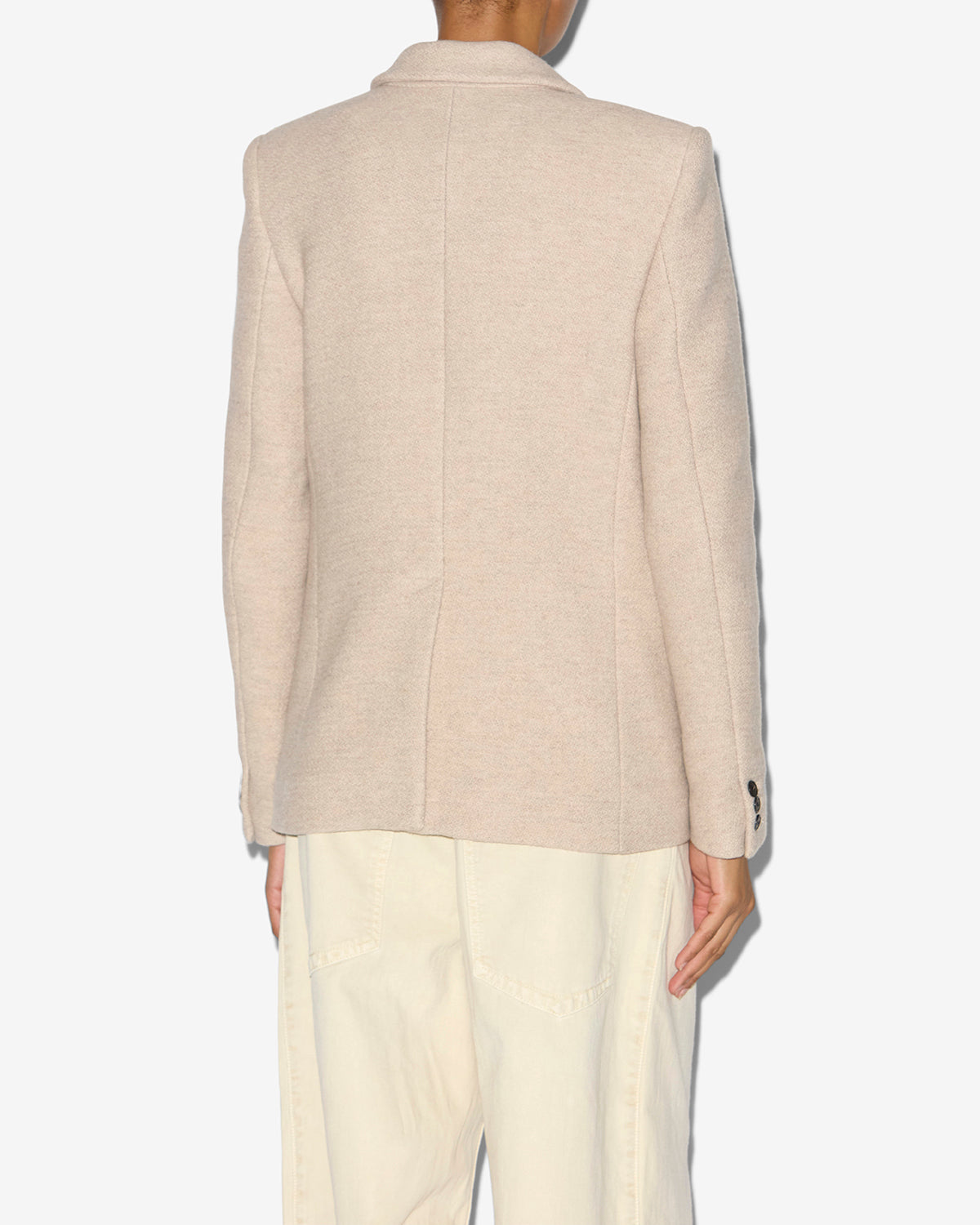 Kerstin virgin wool suit jacket - Beige - Woman - 4