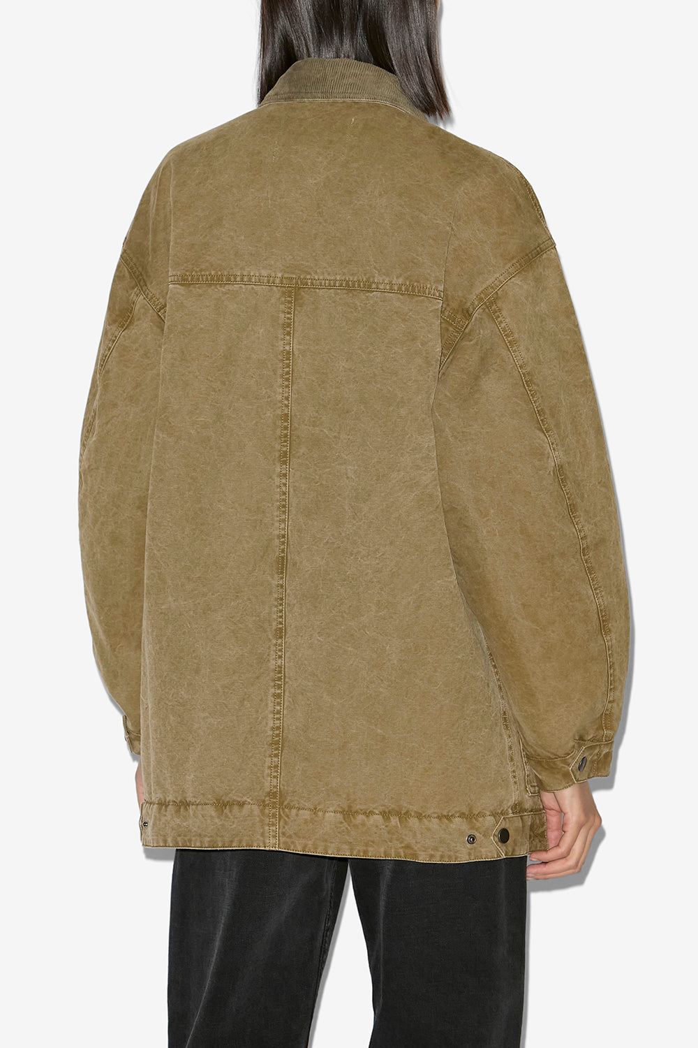 Jacke kimelia aus beschichteter baumwolle - Light bronze - Woman - 5