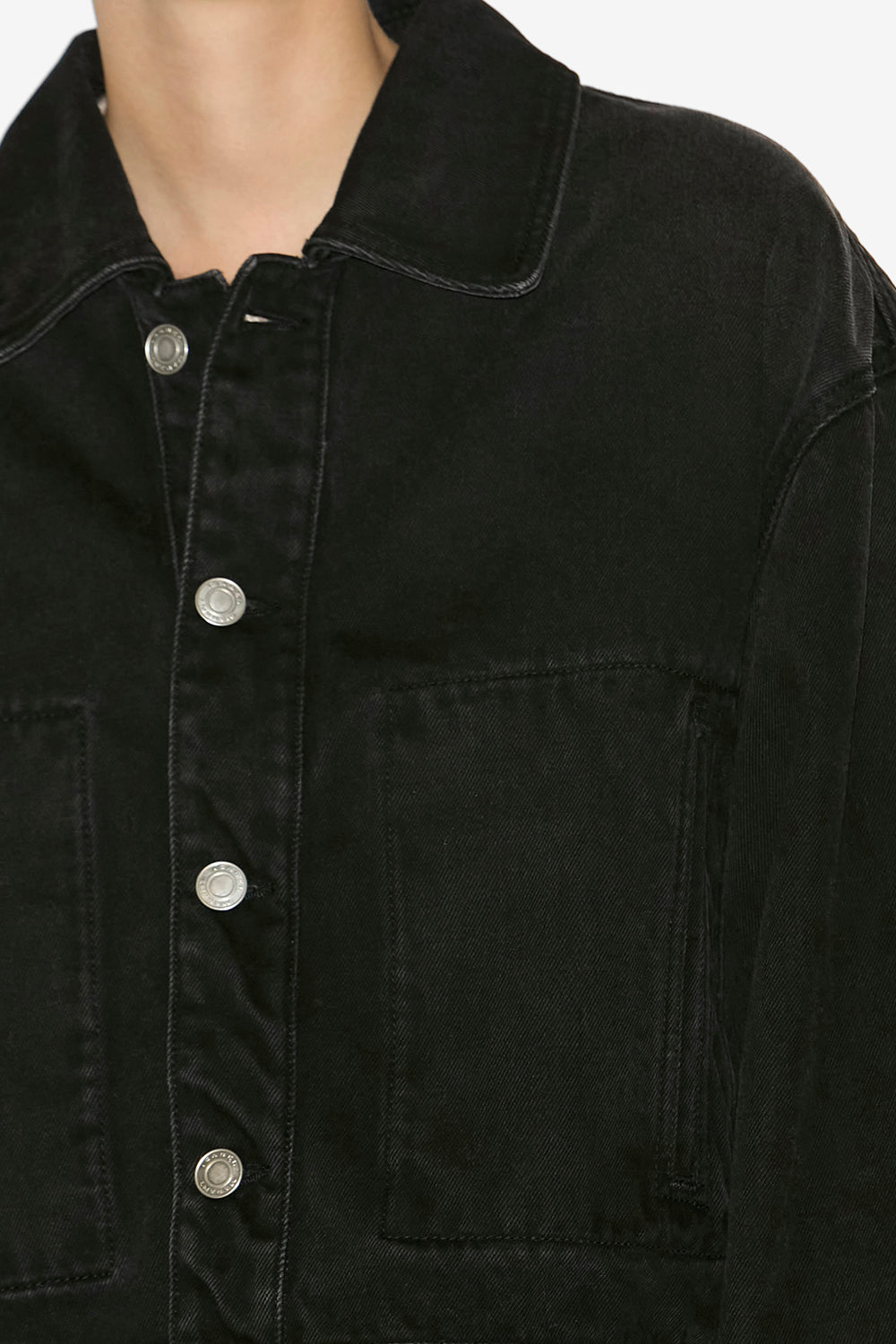 Josephine classic denim jacket - Black - Woman - 4