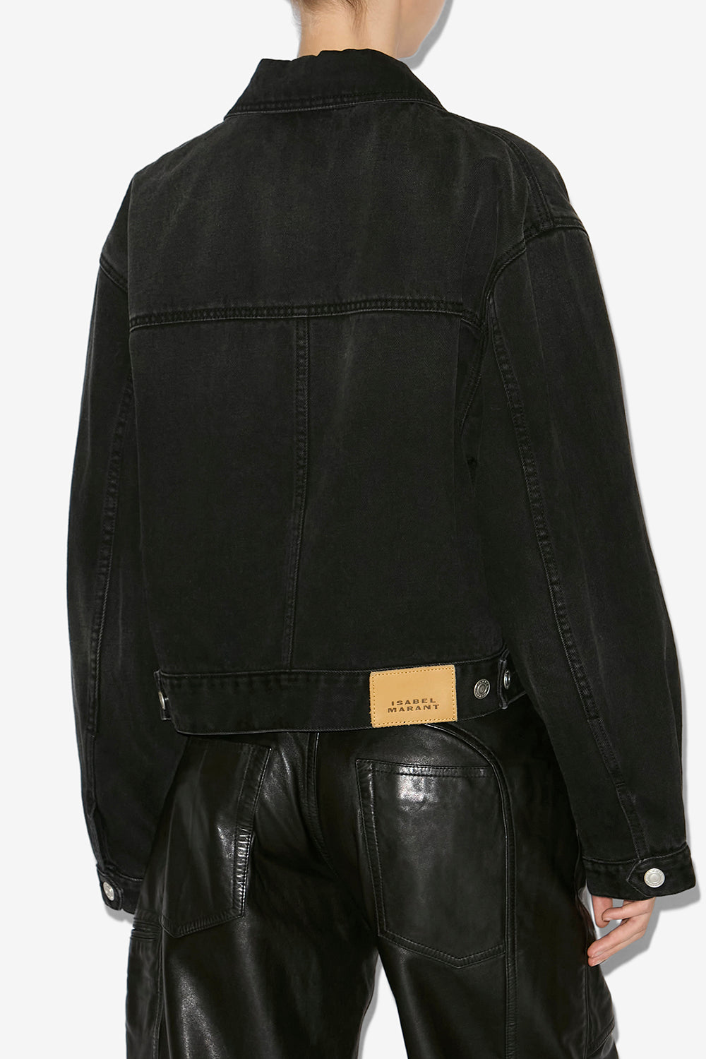 Josephine classic denim jacket - Black - Woman - 6