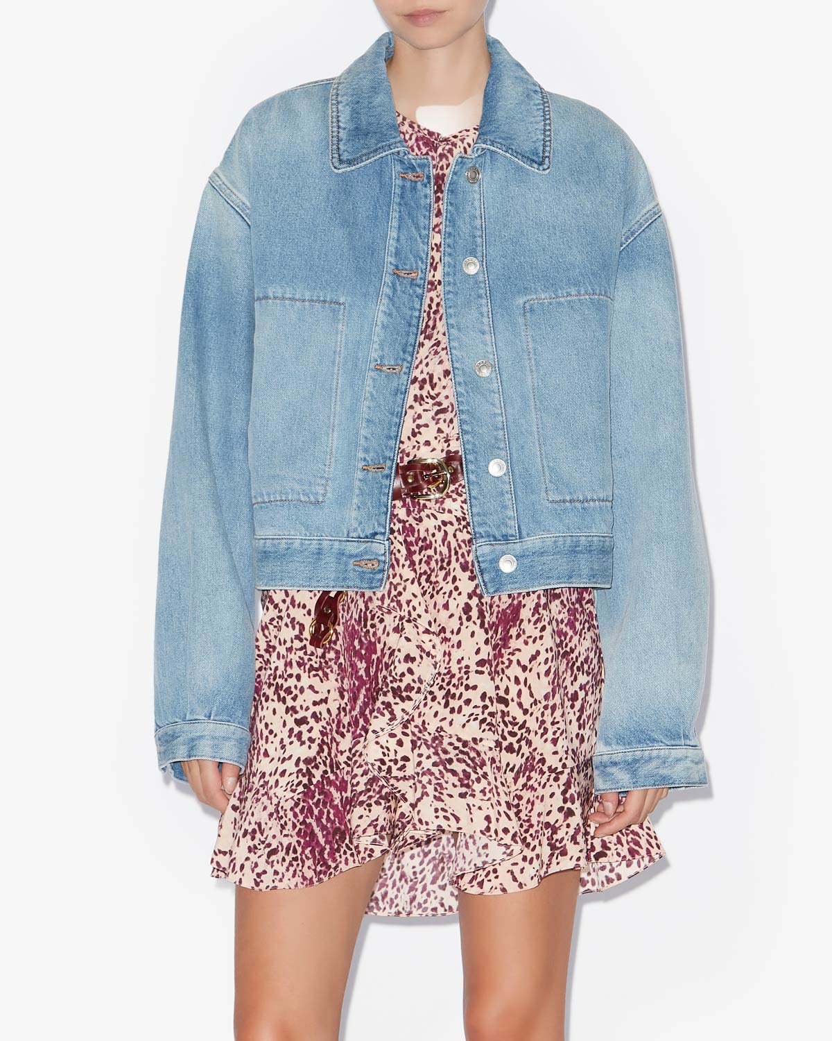 Josephine classic denim jacket - Blue - Woman - 3