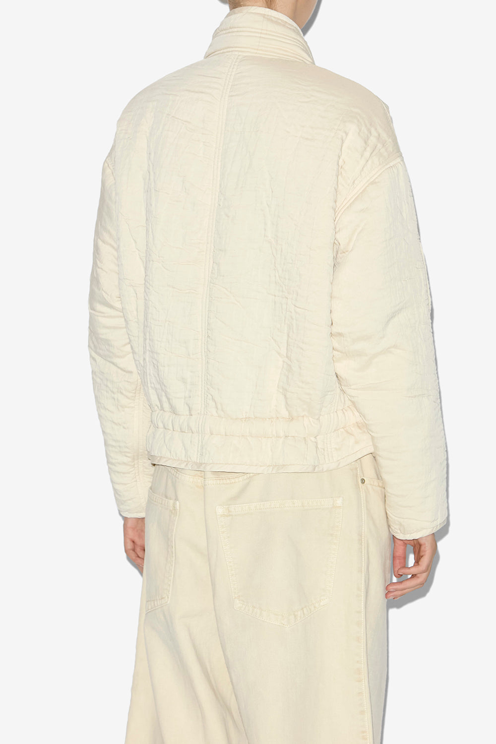 Selane short adventurer style jacket - Ecru - Woman - 5