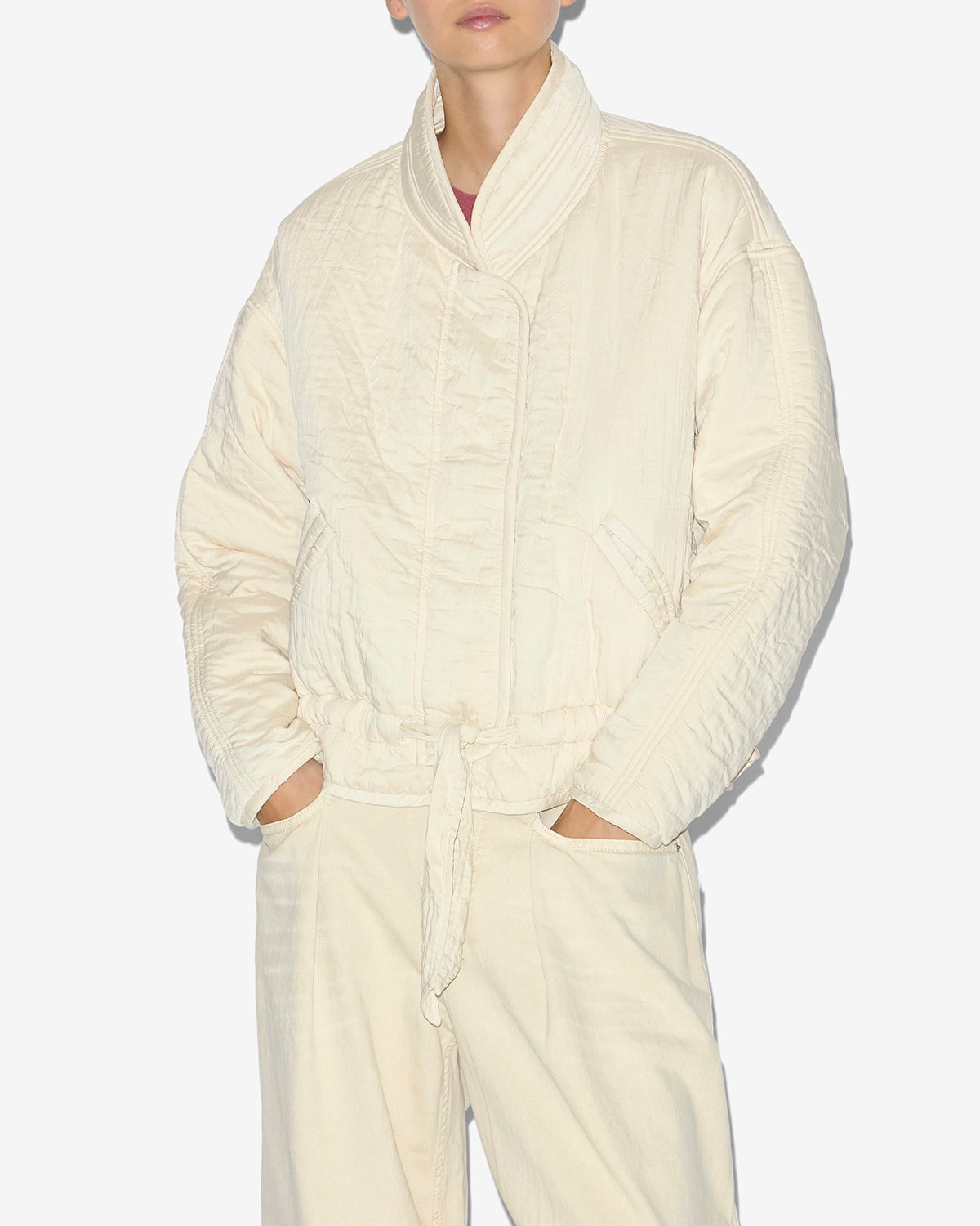 Kurze jacke selane im abenteurerstil - Naturfarben - Woman - 3