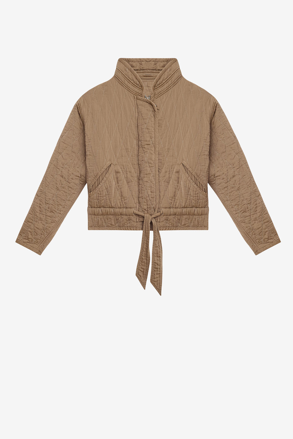 Kurze jacke selane im abenteurerstil - Khaki - Woman - 1