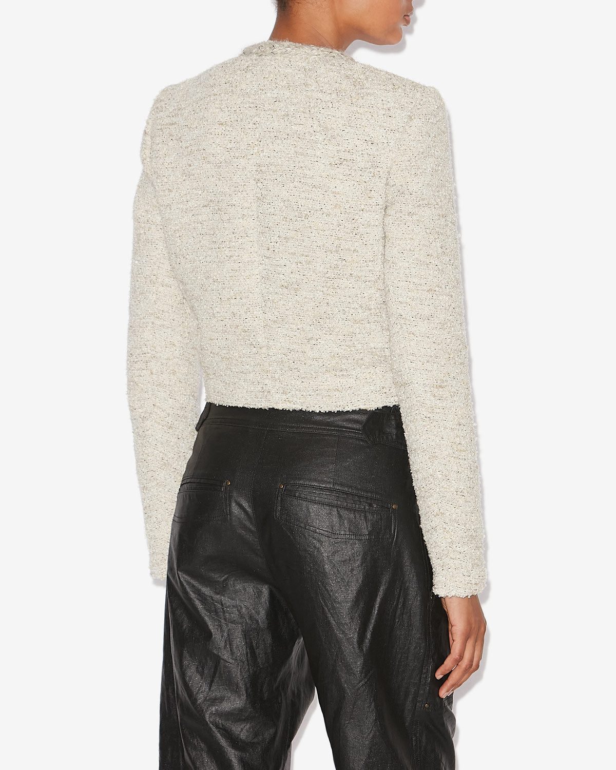 그웬돌린 코웬스 크롭 재킷 - 에크루 - Woman - 4