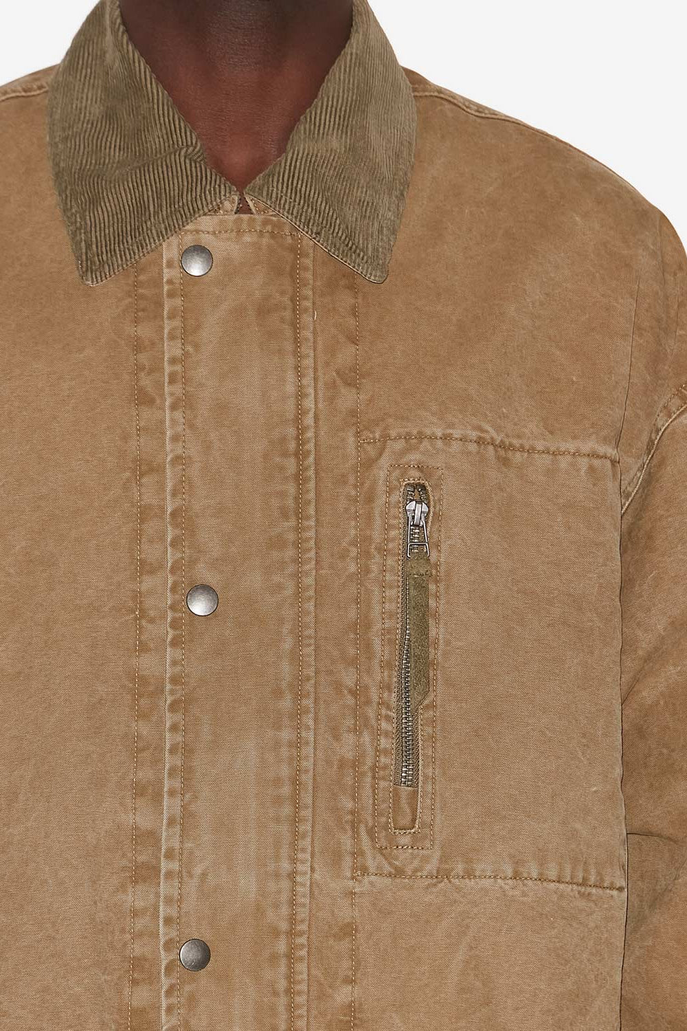 Kimel coated cotton jacket - Light bronze - Man - 3