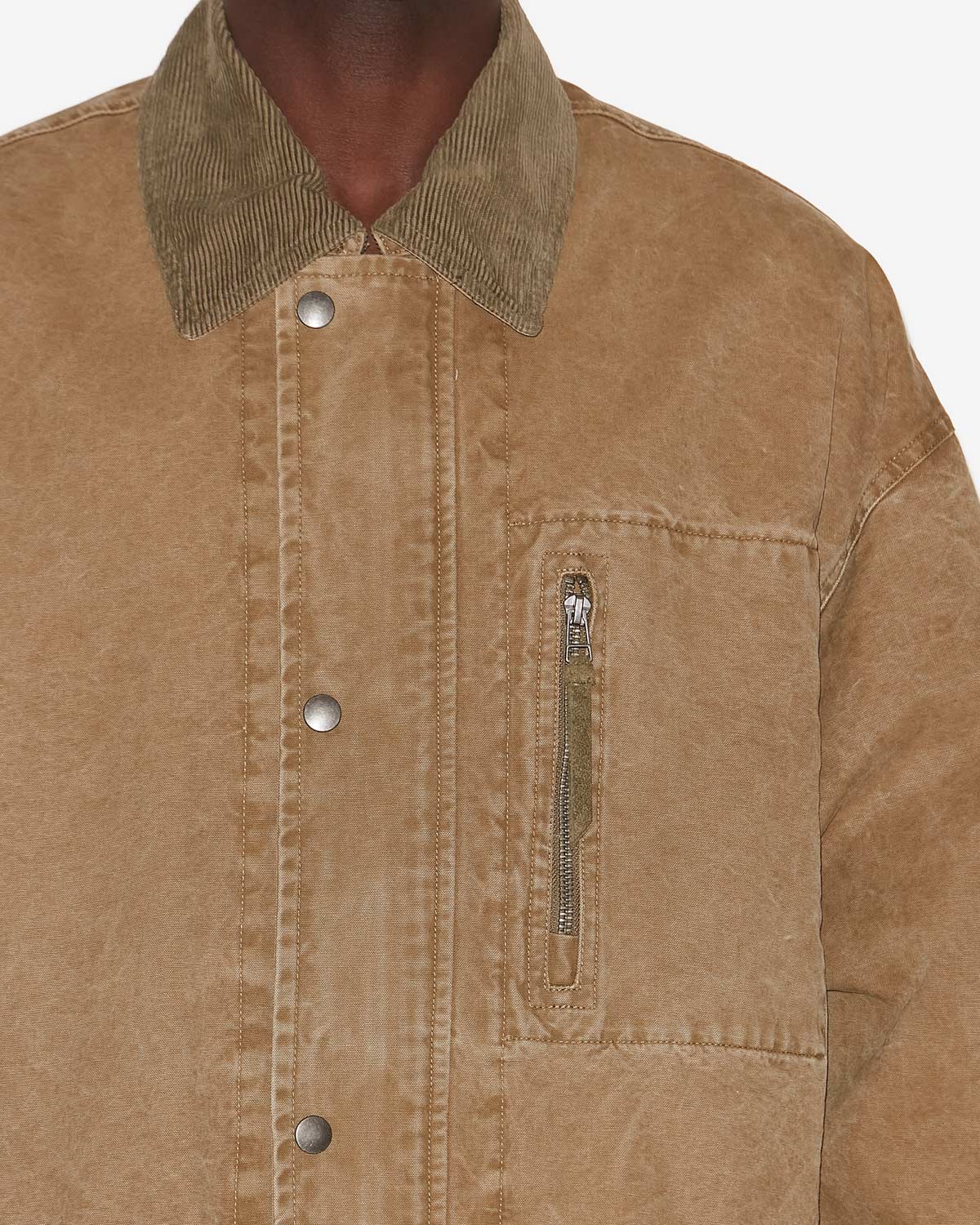 Kimel coated cotton jacket - Light bronze - Man - 2