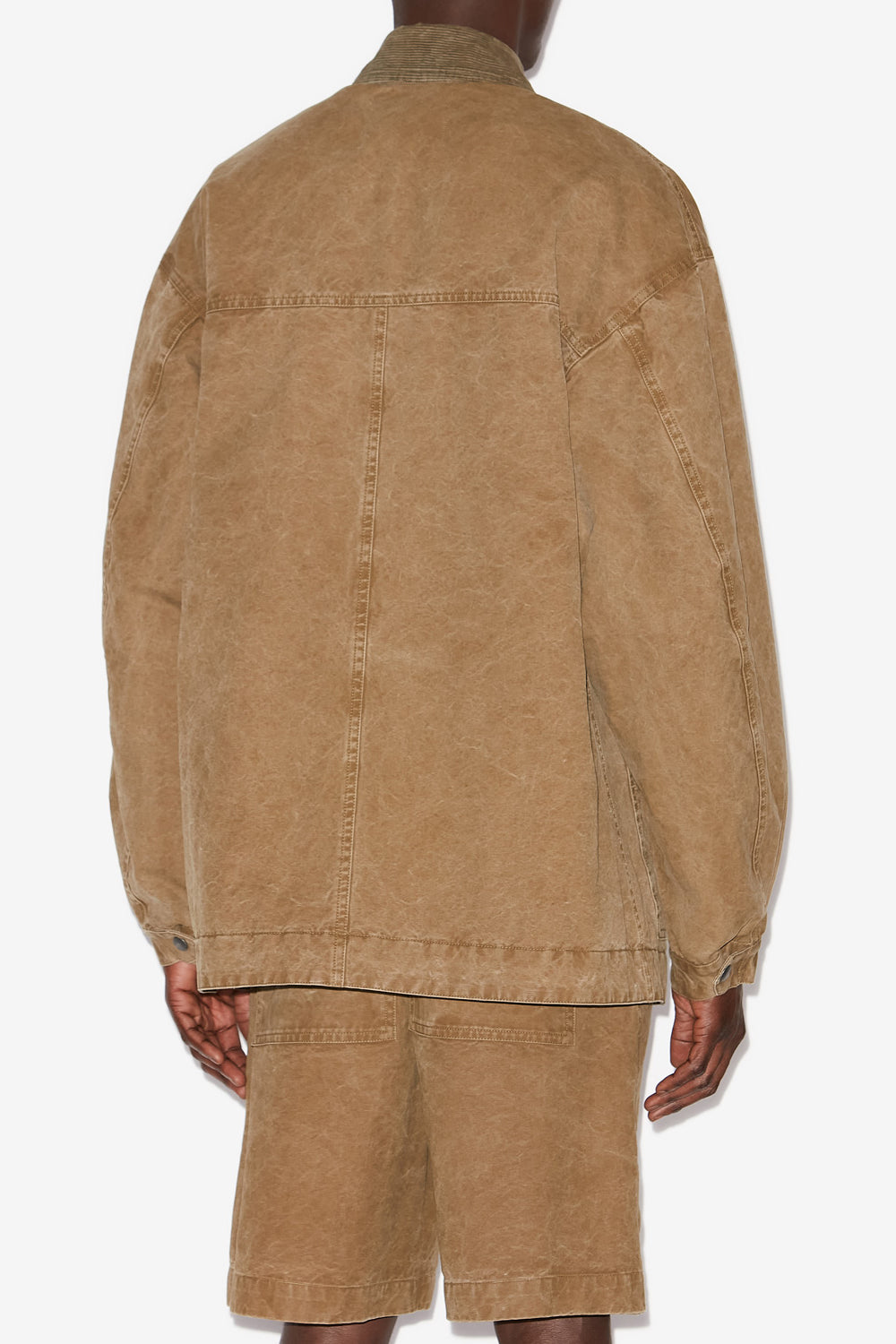 Kimel coated cotton jacket - Light bronze - Man - 5