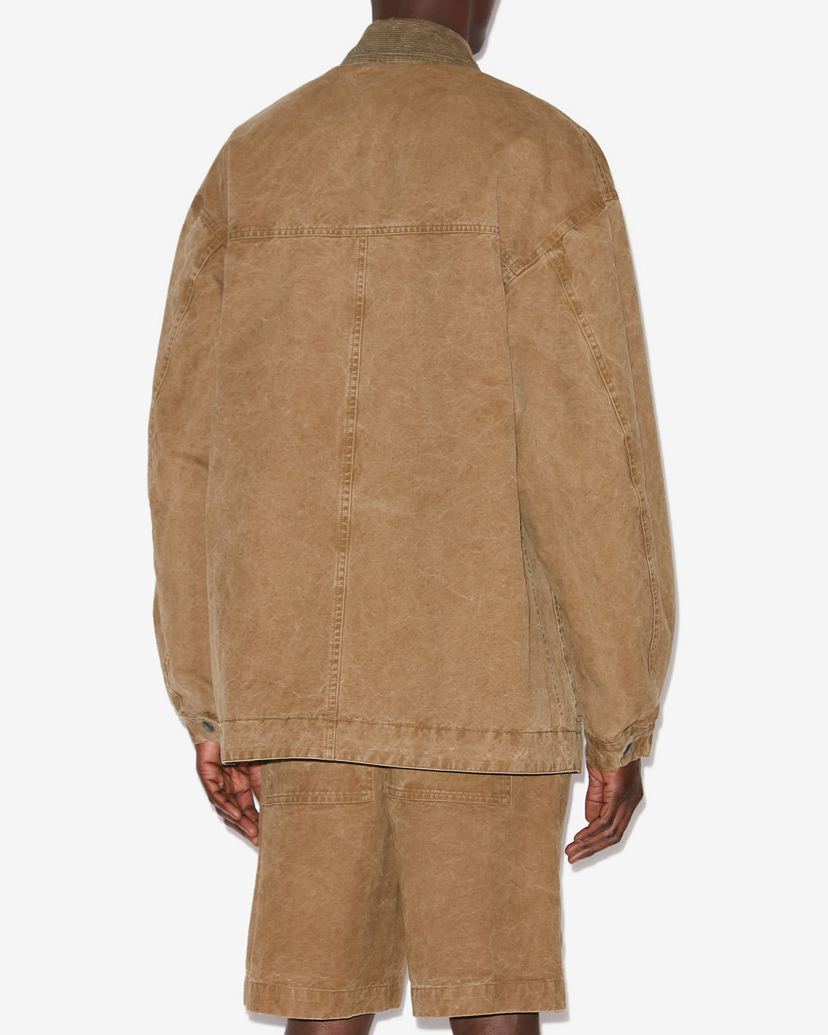 Kimel coated cotton jacket - Light bronze - Man - 4