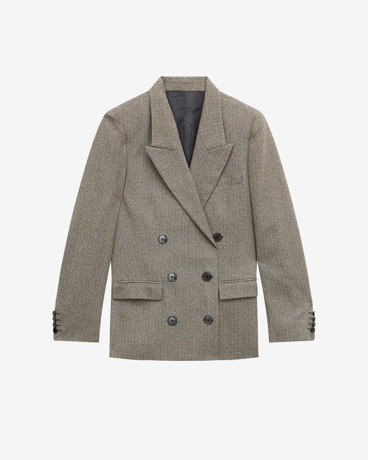 Veste tailleur irma motif prince-de-galles - Noir et écru - Woman - 5