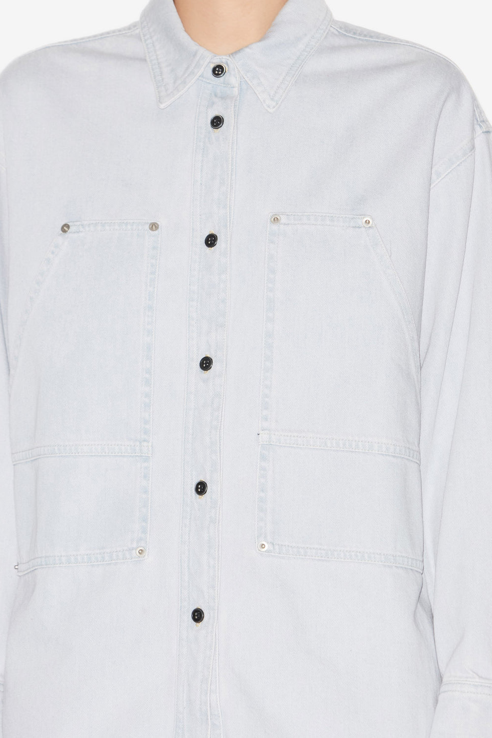 Okely lightweight denim jacket - Light blue - Woman - 3