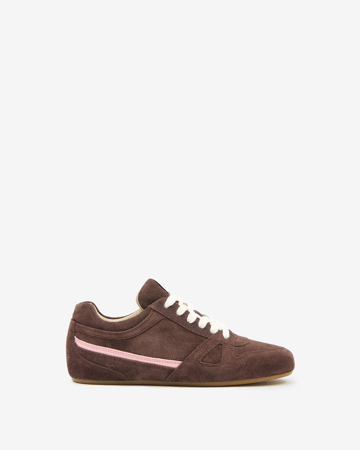 Senny Low Sneakers Woman Chocolate | ISABEL MARANT Official online