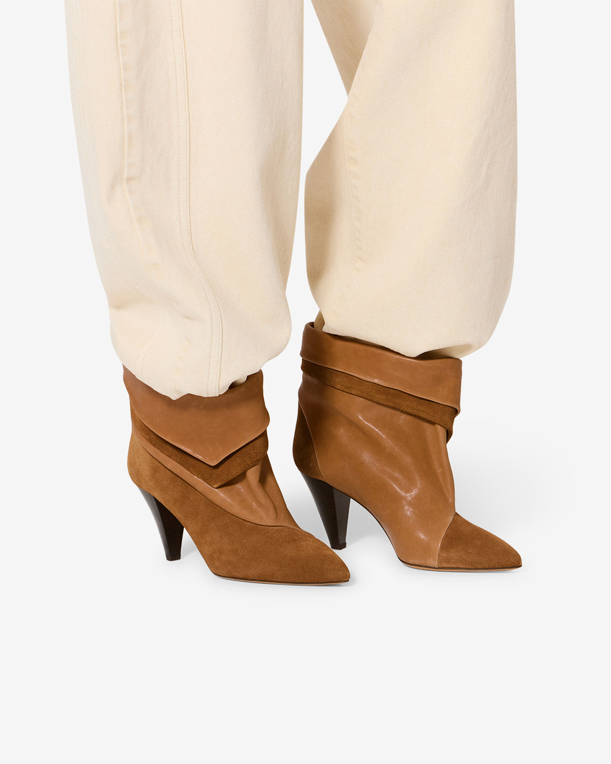 Lyone ankle boots Woman cognac | ISABEL MARANT Official online store
