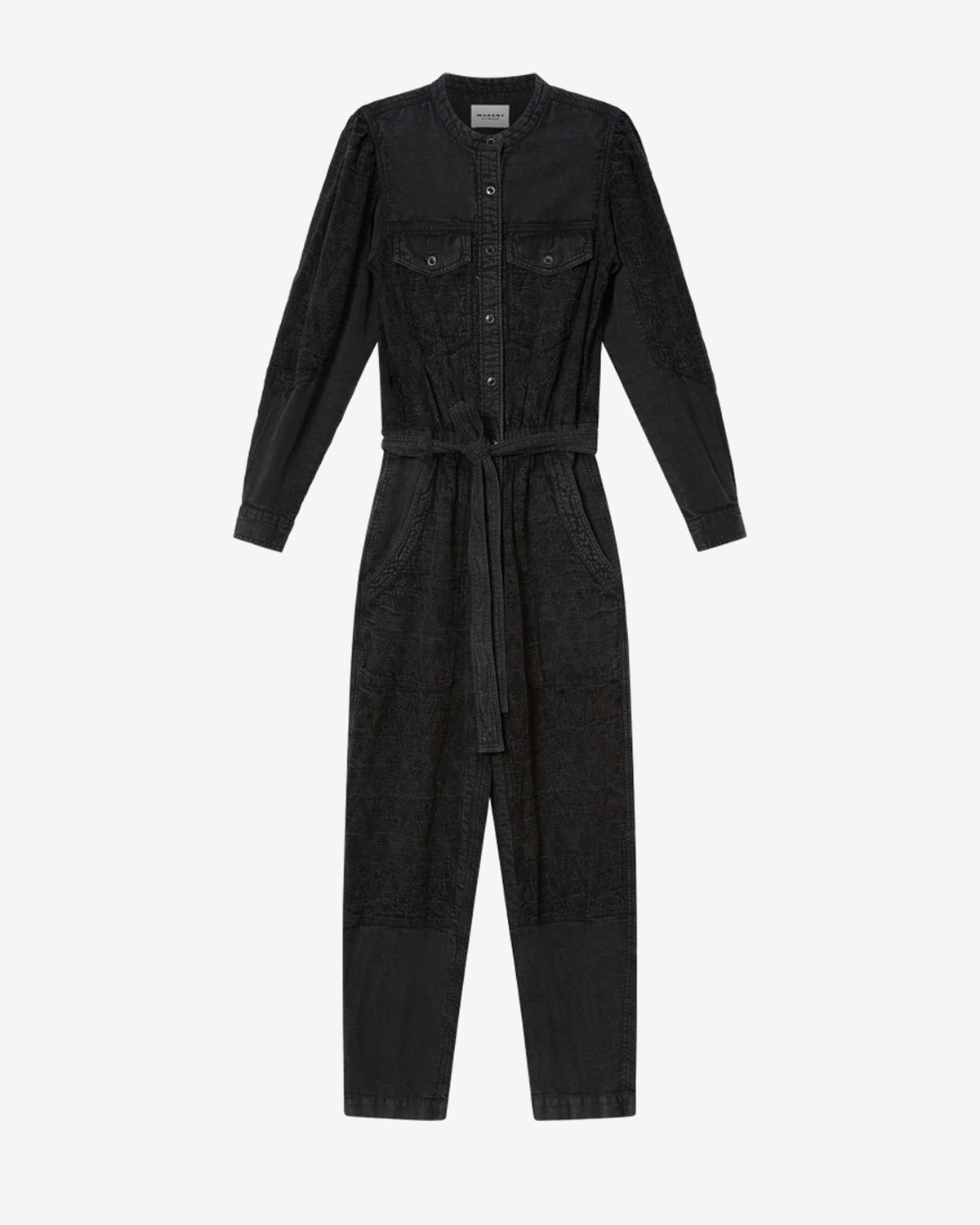 Kellen Jumpsuit Woman black | ISABEL MARANT Official online store