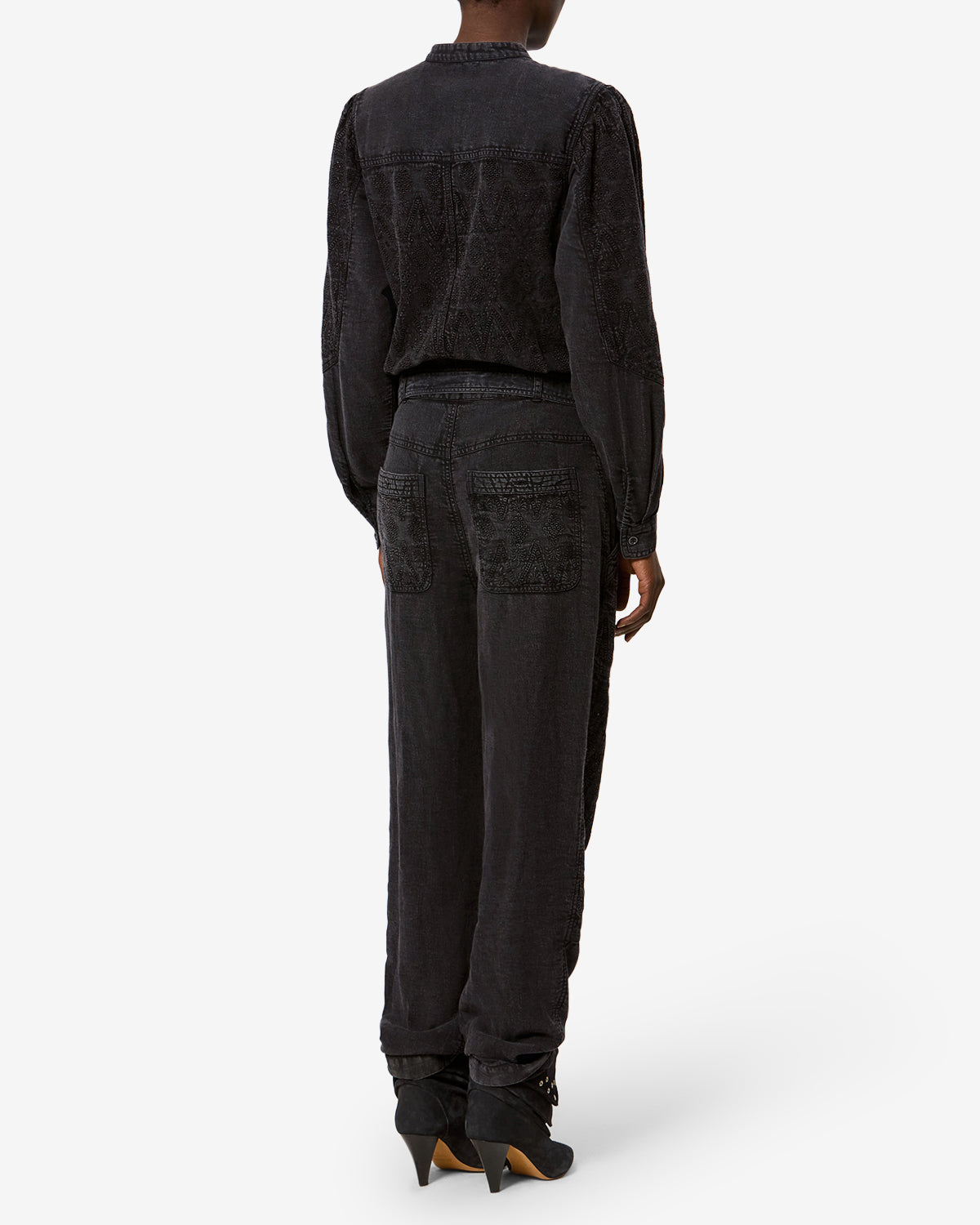 Kellen Jumpsuit Woman black | ISABEL MARANT Official online store