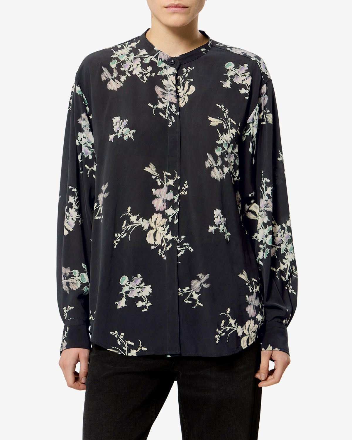 Catchell Top Woman black | ISABEL MARANT Official online store