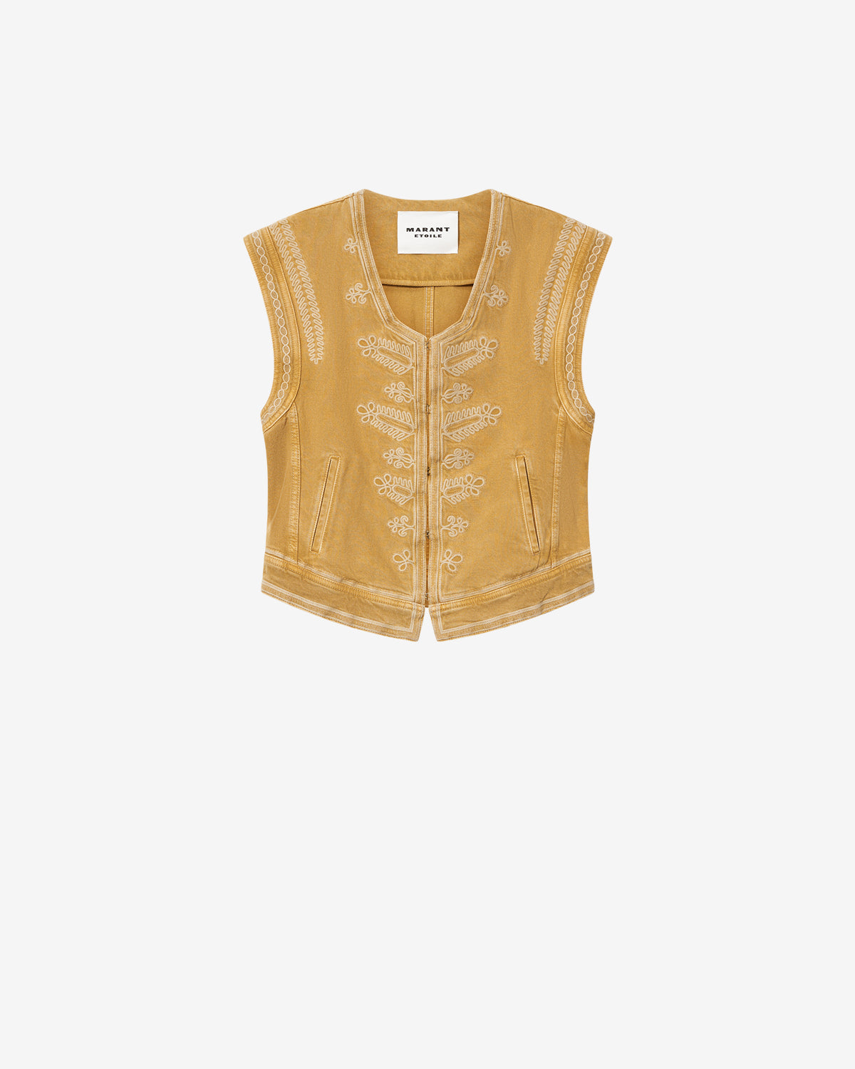 EDMEE DENIM JACKET Woman honey | ISABEL MARANT Official online store
