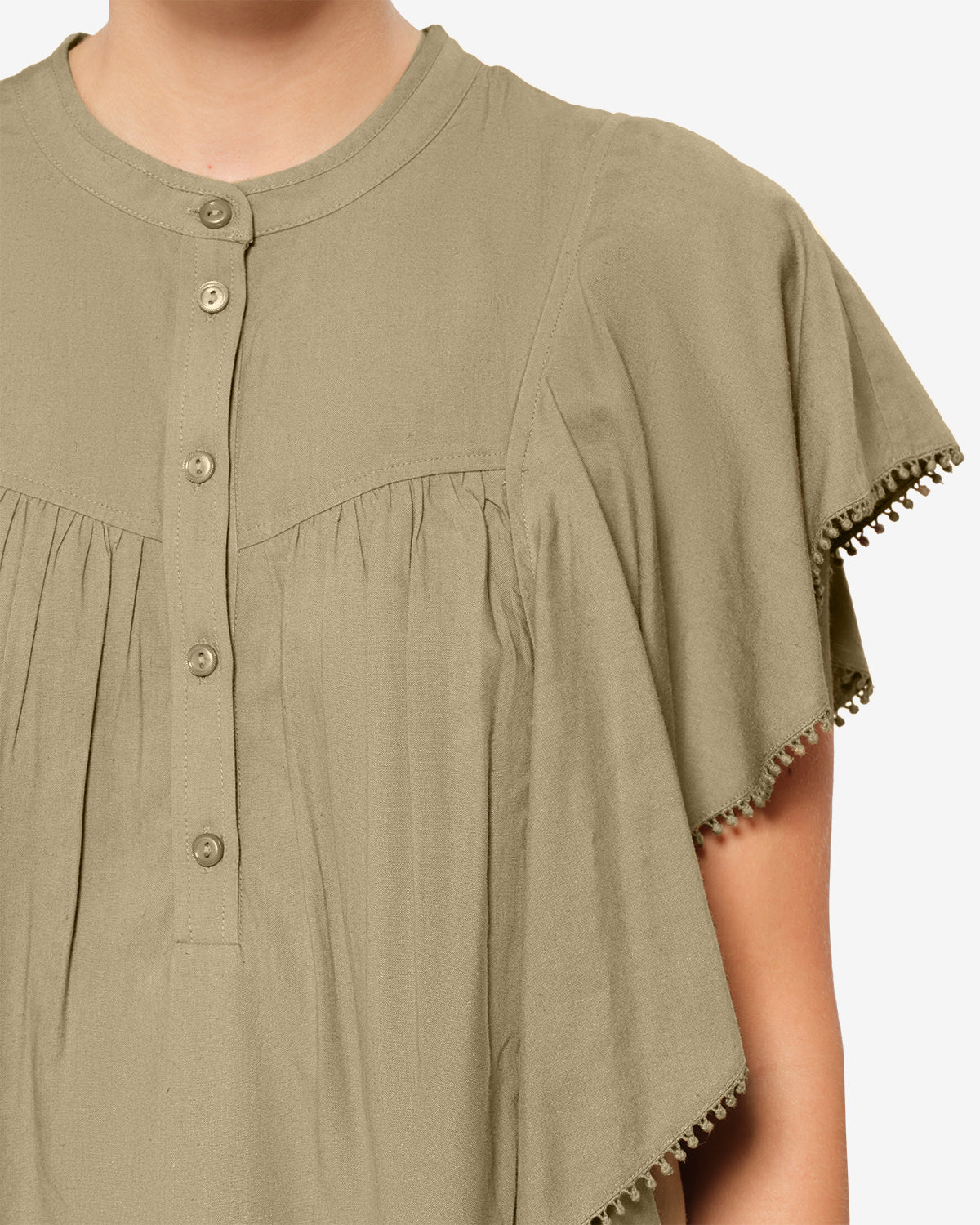 Marlie Top Woman Light Bronze | ISABEL MARANT Official online store