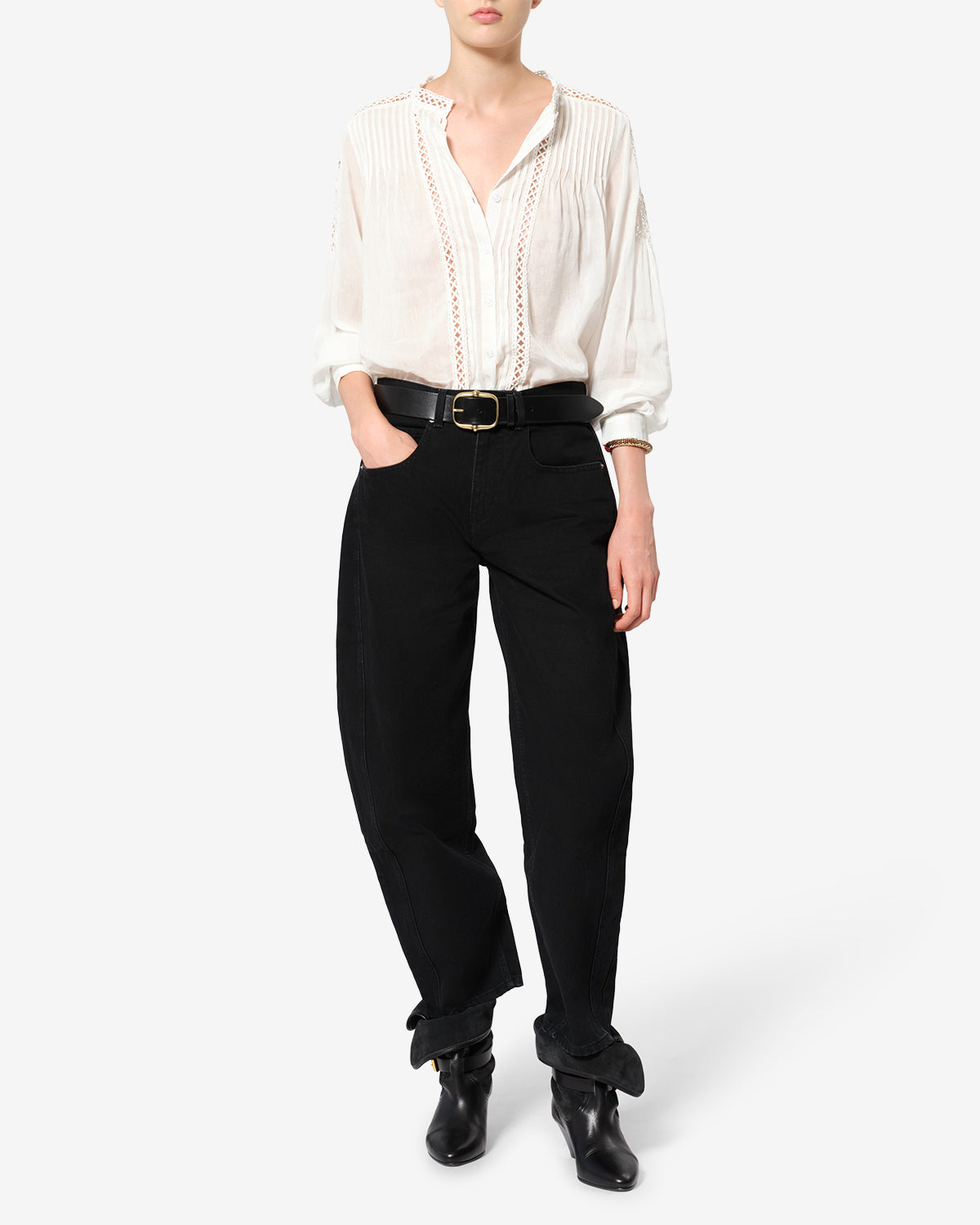 Polda Top Woman white | ISABEL MARANT Official online store