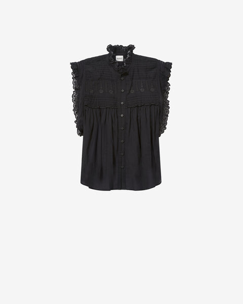 Isabel Marant Étoile インド綿 ギャザー ブラウス 2way オフ 