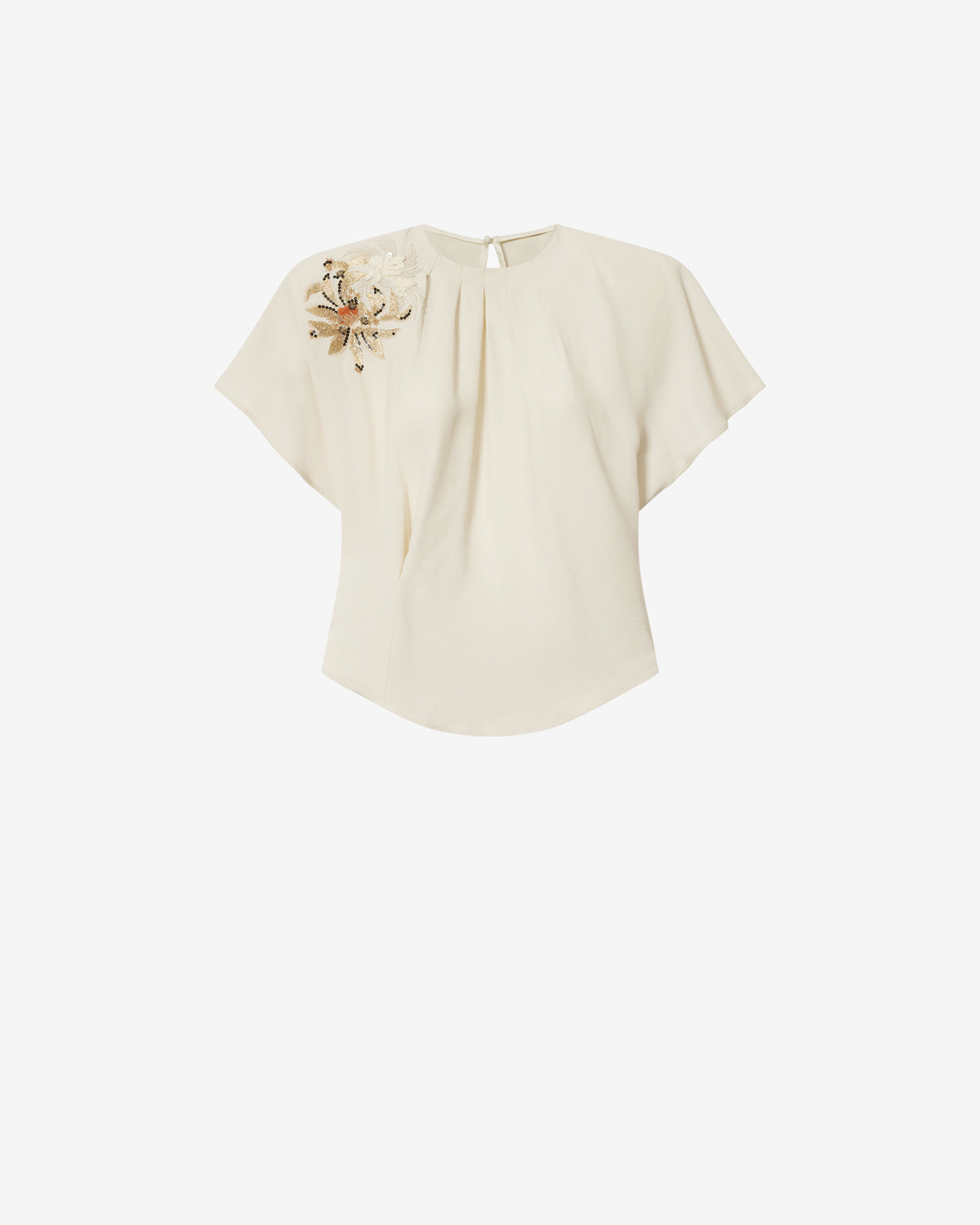 Sakine Top Woman ecru | ISABEL MARANT Official online store