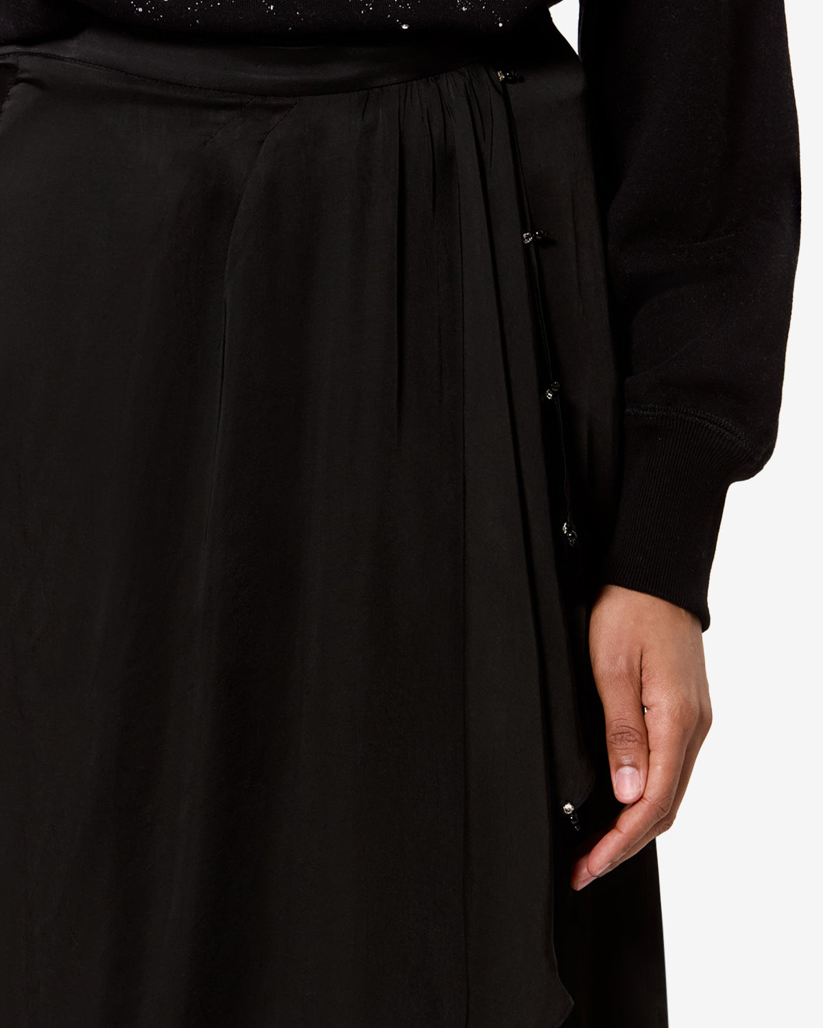 Vanille Skirt Woman black | ISABEL MARANT Official online store